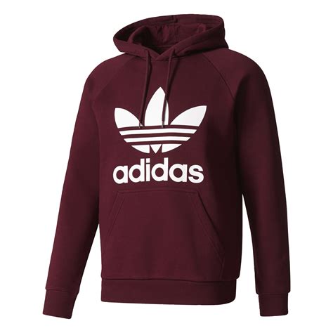 adidas originals hoodie maroon|adidas classic hoodie maroon.